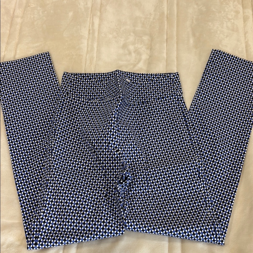 Stylish Black and White Patterned Pants